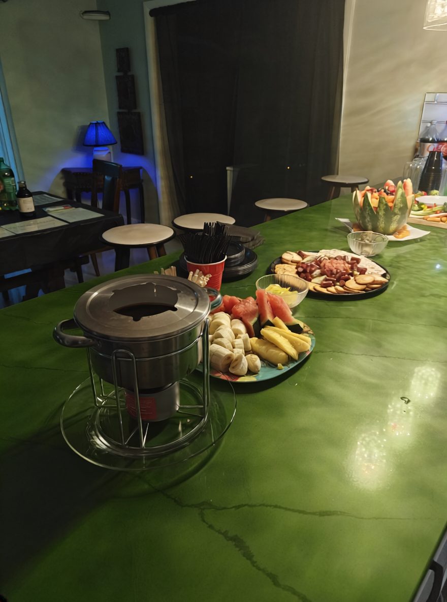Snack and charcuterie spread at Mixology at the Manor